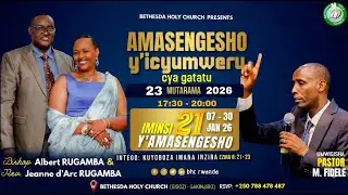 🔴LIVE: Kuyoboza IMANA inzira: Iminsi 21 yamasengesho | Ezira8:21-23 hamwe Pastor M. Fidele
