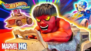 Hulk Rouge &eacute;crase&hellip; et fracasse ! | Hot Wheels RacerVerse | Marvel HQ France