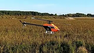 Blade Fusion 550, soft 3d practice, progress + fun hover in the end