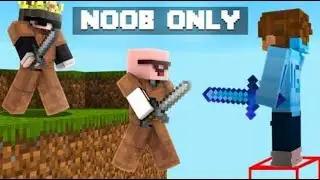 How I TRAPPED in this NOOB ONLY Minecraft Server    720p
