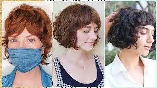 Elegant Ladies Fluffy bob Hair Ideas  - The Edgy Side of the Fluffy Bob