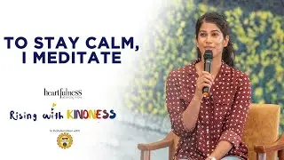 An athlete's perspective on meditation | Joshna Chinappa | Heartfulness | #Bekind