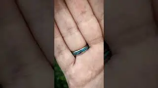 Endless River Ring | Nature Inspired Glow In The Dark Narrow Ring