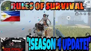 Rules of Survival PH ''SEASON 4 UPDATE''(Tagalog) W/ROS FAMILY