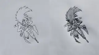 Drawing Madara Uchiha in His Final Form 🔥 | Naruto Shippuden Fan Art Tutorial