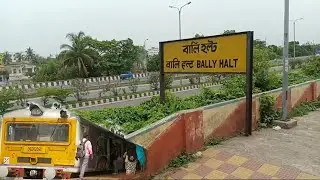 sealdah to Bally Halt   local train journey ll Railway station