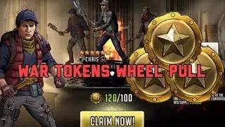 WAR TOKENS WHEEL PULL! - Walking Dead Road to Survival