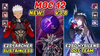 New! MOC 12 3.8 | E2S1 Archer & E2S0 Hysilens DoT | Honkai Star Rail 3.8