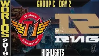 SKT vs RNG Highlights Game 1 | Worlds 2019 Group C Day 2 | SK Telecom T1 vs Royal Never Give Up