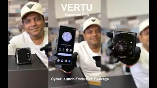 Vertu Quantum Flip Cyber unbox review & 1st look | Limited edition vertu | New vertu flip | Luxury