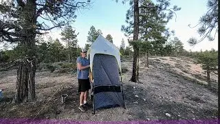 CORE Double Size Instant Shower Tent , Setup AND Take Down in 2 Minutes! vanlife 🏕️🚐🌎👍😀
