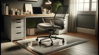 🪑 HOMEK Chair Mat for Carpeted Floors | Best Office Chair Plastic Mat for Carpet 🪑