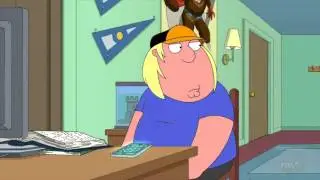 Family Guy | Peter locks his phone is Chris's room
