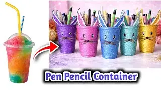How to Make Pen Pencil Holder at Home | Easy DIY Pen Stand | Pen Pencil Holder Making at Home