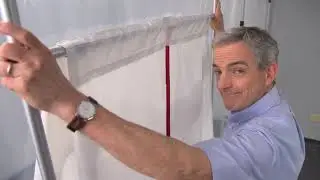 Staubschutzt&uuml;r ZipWall Magnet selbstschlie&szlig;end