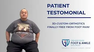 Patient Testimonial: 3D Custom Inserts. #plantarfasciitis #footpain #podiatrist #heelpain