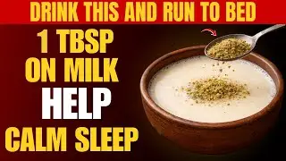This Single Powder Added to Milk REALLY Give You 8 Hours of Uninterrupted Sleep!