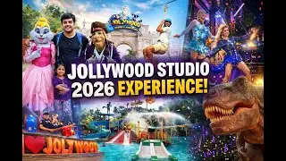 Jollywood Studios Bangalore 2026 Review|Water Park, Rides, Shows | Better Than Wonderla? Family Vlog