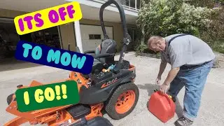 Kubota Z412 First Mowing Of 2025