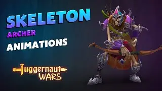 Skeleton archer. Rig and animations. Juggernaut wars