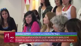 Solicitan la aplicaci&oacute;n de la Ley Micaela en Bariloche