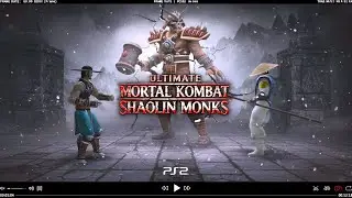 Mod V. 2 Ultimate Mortal Kombat Shaolin Monks Com Shao Kahn ! Em 4K ps2 Emu
