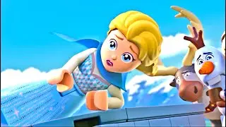 LEGO Frozen: Operation Puffins | Elsa vs Duke of Weselton Fight Scene Recap