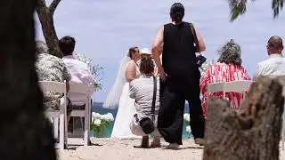 Caves Beach Micro Wedding officiated by Emily Brazel of Sweet Basil Celebrant and Styling