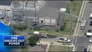 Substation fire knocks out power in NJ area; some service restored