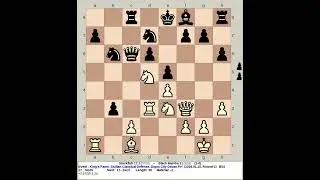 Stockfish 17.1 vs Black Mamba 2 | King's Pawn: Sicilian Classical Defense #chess