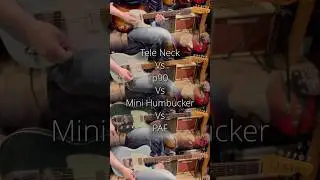 Telecaster Neck Pickup Shootout. Tele Neck, p90, Mini Humbucker and a PAF. Song: Lenny - SRV