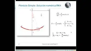 Péndulo SImple: Solución po Runge Kutta 4