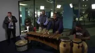 Afro-fusion band Abavuki play in our studio