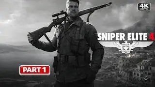 This Stealth Approach Almost Failed | Sniper Elite 4 Part 1| 4k No Comm | PS5 Pro