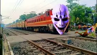 vfx train coming and ghost attack vfx bhutiya train coming and phatak Vfx video viral video vfxvideo