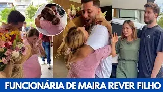 REENCONTRO! REAÇÃO DA FUNCIONARIA DE MAIRA AO REVER SEU FILHO DEPOIS DE 3 ANOS 