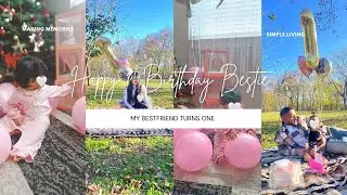 Simple Cozy First Birthday Vlog 🎀| My Baby Girl Turns One 🎀