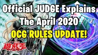 HUGE OCG RULES UPDATE Explained by a JUDGE! (April 2020 Master Rule Revision Discussion)