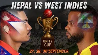 Nepal vs west indies: Unity Cup
