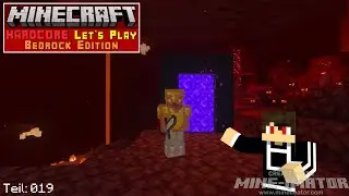 Minecraft Hardcore Let's Play (Bedrock) Teil 19 - Nether Dimension, usw.
