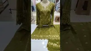 Pakistani Party Wear Dress Design For Girls #saqafat #shorts #foryou