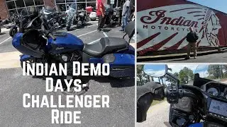 Indian Motorcycle Demo Days 2025 Part 4. Riding The Indian Challenger!