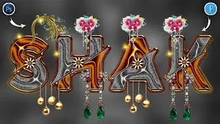 Glass Font editing how to make glass font in pixellab ps touch step by step 2023 | Zarraq Creation