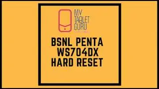 Bsnl Penta WS704DX: Hard Reset (Pattern Unlock)