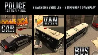 Police Car Van & Bus Parking Free Android game
