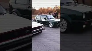 Golf GTI VS Ralley Golf G60 Autorennen 80er #automobile #80er #nostalgie