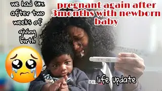 Live pregnancy test|| 2020|| finding if am pregnant again with 3months old baby🥺||#Vlogmas14&15