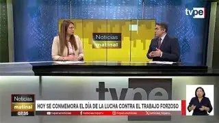 Viceministra de Trabajo, Yolanda Erazo, en el marco del Día de Lucha contra el Trabajo Forzoso