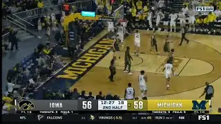 Tre Donaldson Strong Take to the Rim AND-1 | Michigan Basketball