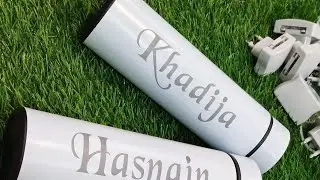 Hot / Cool Display temperature bottle with name😍 ship available 🚚